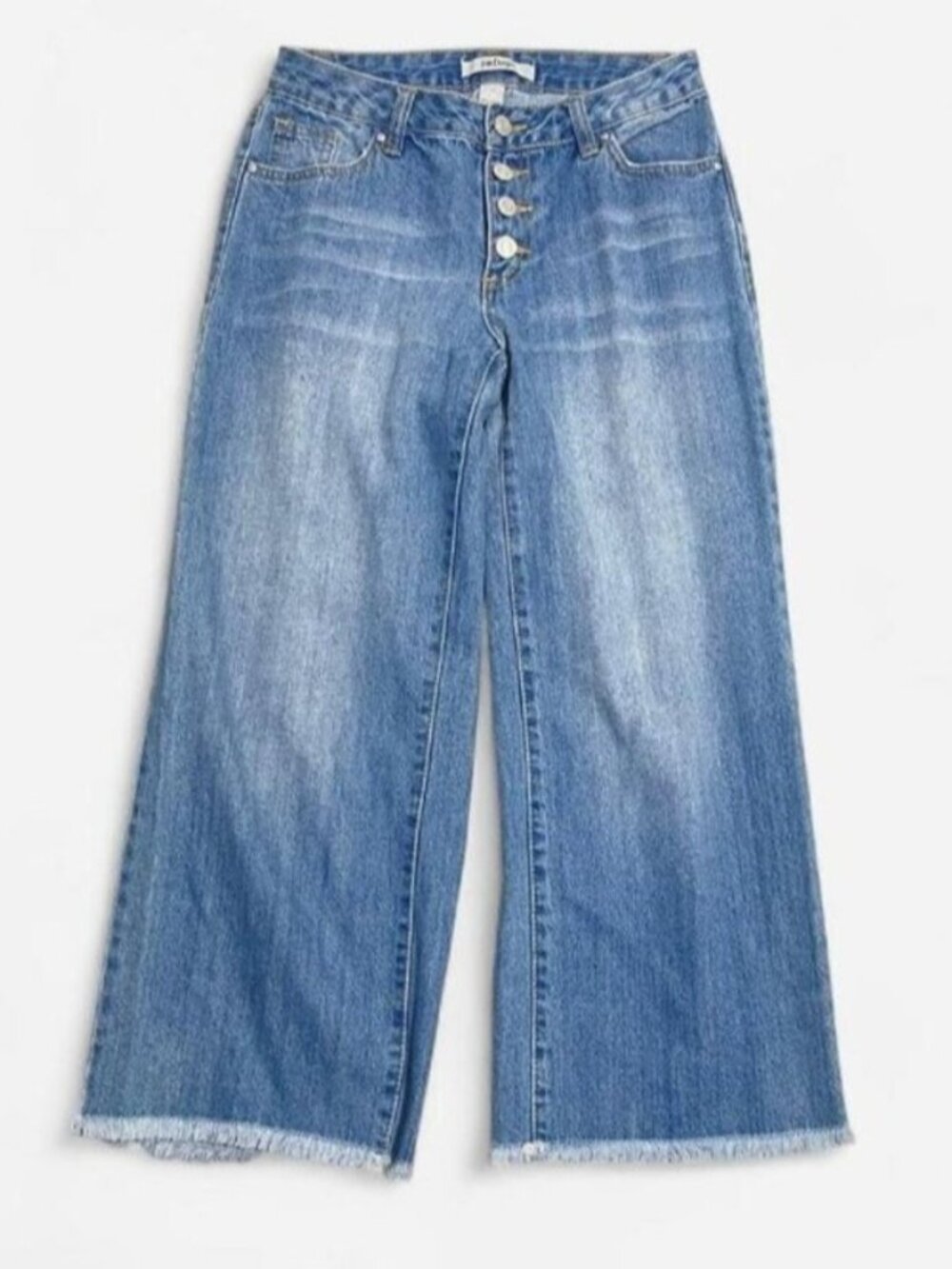 Refuge wide leg denim gaucho jeans size 0
